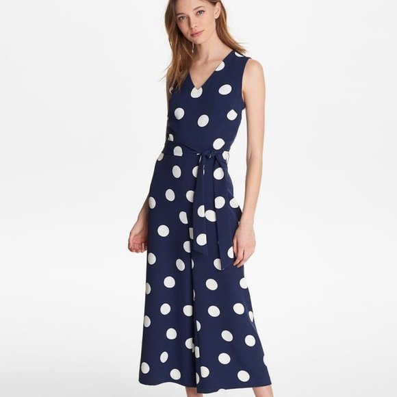 karl lagerfeld polka dot jumpsuit